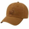 Gorra de béisbol talla única de tejido marrón para uso diario estilo outdoor