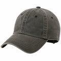 Gorra de béisbol talla única de algodón gris ajustable de estilo casual