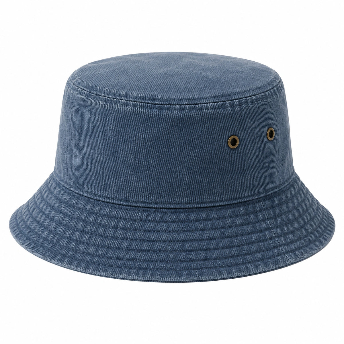 Sombrero bucket talla única de denim azul - ala ancha informal